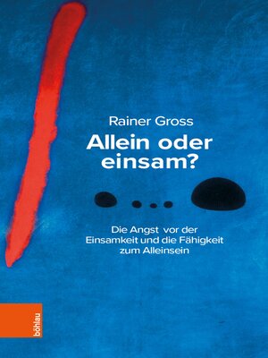 cover image of Allein oder einsam?
